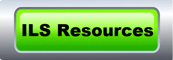 ILS Resources in blast text on lime green click button to resources document with silver border.