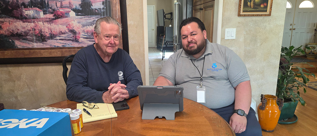 Veteran Consumer Jon D. with Luis Alvarez, DMC VIP Advisor OC/LA