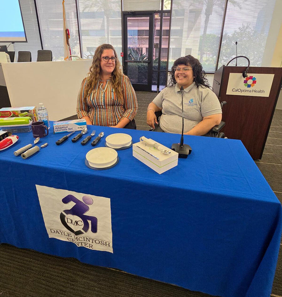 Brittany and Nelly at CalOptima outreach Learn event