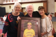 Apple2015 Board Members, Norma and Kay with Brenda Premo holding picture of Richard Devylder