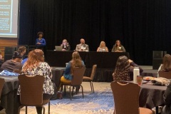 APRIL-Conference-2023-Photo-3-DMC-Executive-Director-Brittany-Zazueta-at-APRIL-Confernce-Opening-at-the-speaking-panel-dais