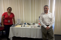 DMC Staff Michelle and Paul at AVL resource table