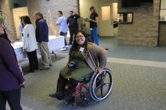 DMC Staff Nelly in registration area