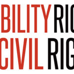 Disability rights are civil rights logo