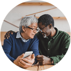 Older adult LGBT Couple