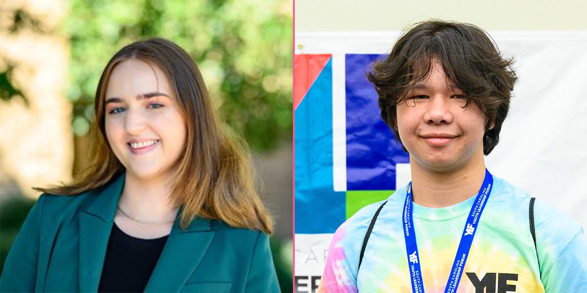 (Left to Right) Able SC’s Equip Program Coordinator, Isabelle Borduas and Andrew Hancock, Equip Mentor