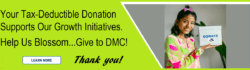 Light green banner which reads Your Tax-Deductible Donation Supports Our Growth Initiatives. Help Us