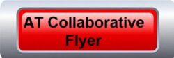AT Collaborative Flyer black text on red click button with silver border.