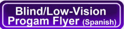 Blind/Low-Vision Program Flyer (Spanish) purple click to flyer button with white text